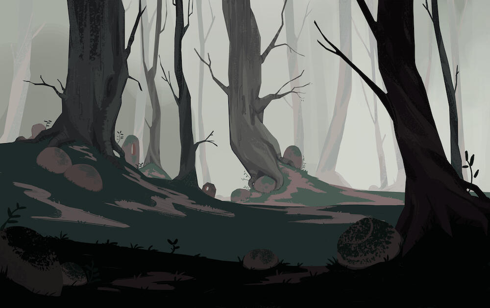 Layout created for 3rd year film at Sheridan College Bachelor of Animation